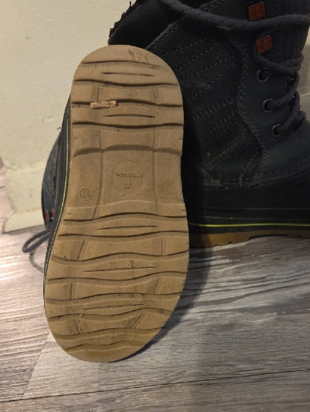 Children's Gray Winter Snow Boots